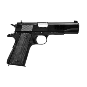 Pistola Imbel M911 A1 calibre .45 oxidada vista lateral