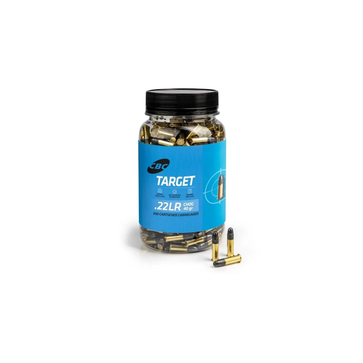 Munição CBC Calibre .22 LR CHOG
