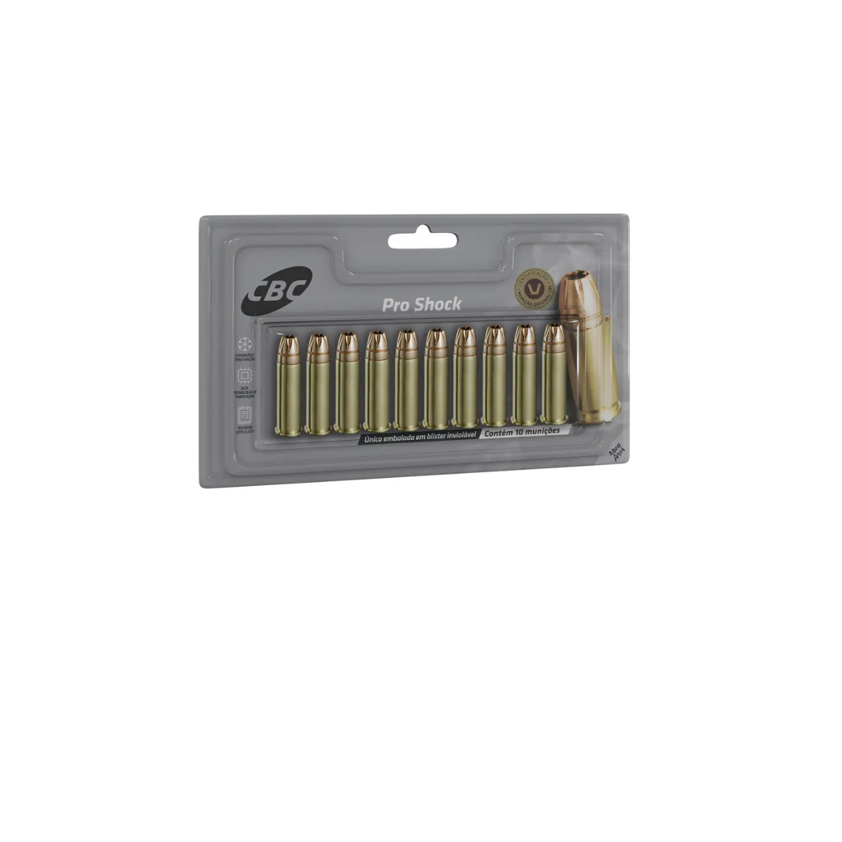 Munição CBC Calibre 38 SPL EXPO +P 125gr